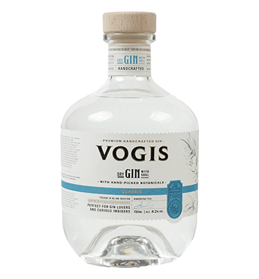 Vogis Classic Dry Gin bottle